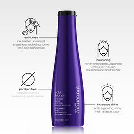 shu uemura art of hair yubi blonde purple shampoo for blonde hair shampoo