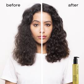 shu uemura art of hair essence absolue rich nourishing hair cream before after