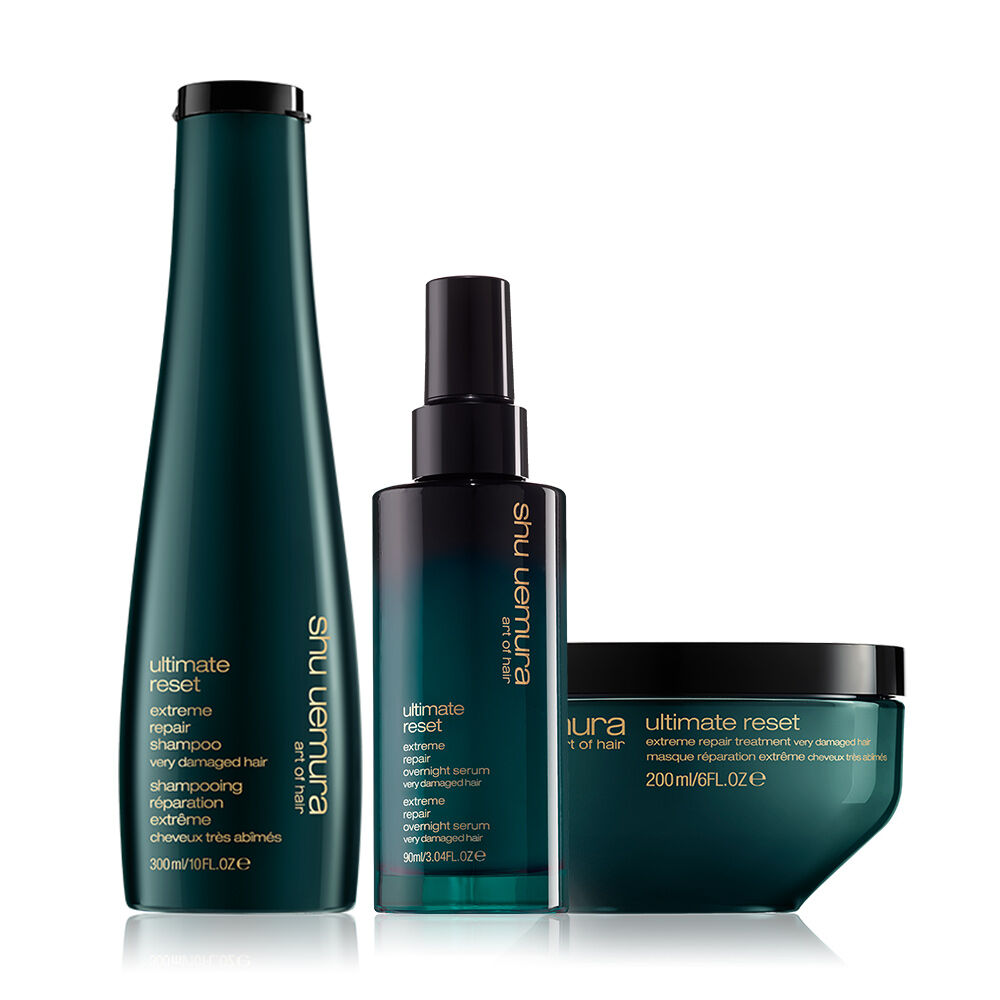 Shu Uemura - Ultimate Reset Haircare Set For Medium To Thick Very Damaged Hair 199$