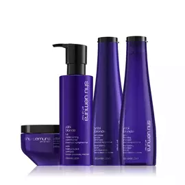yūbi blonde platinum & icy haircare set