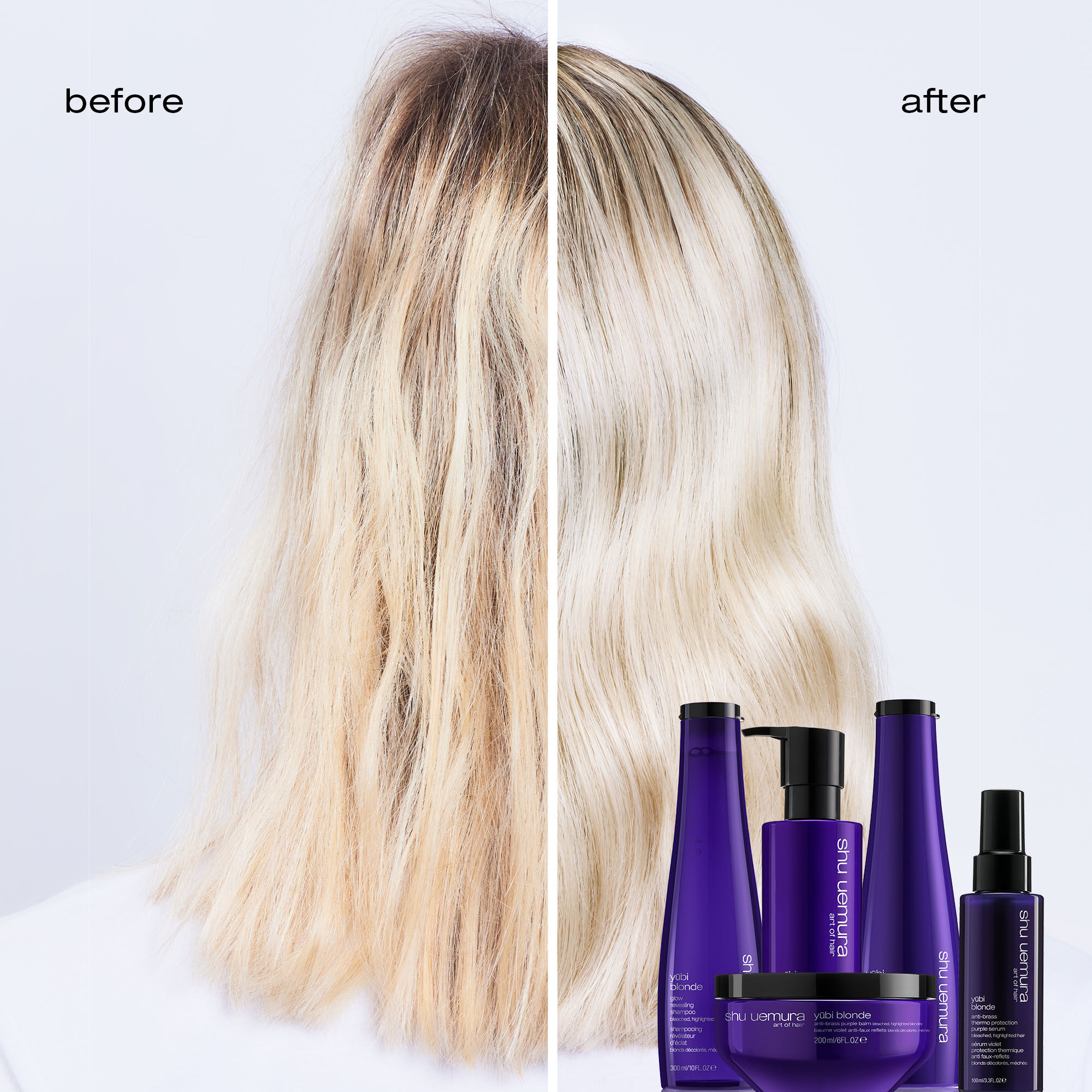 Yūbi Blonde Hair Purple Hair Mask | Shu Uemura Art of Hair