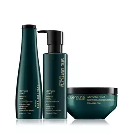 shu uemura art of hair ultimate reset very damaged hair care set