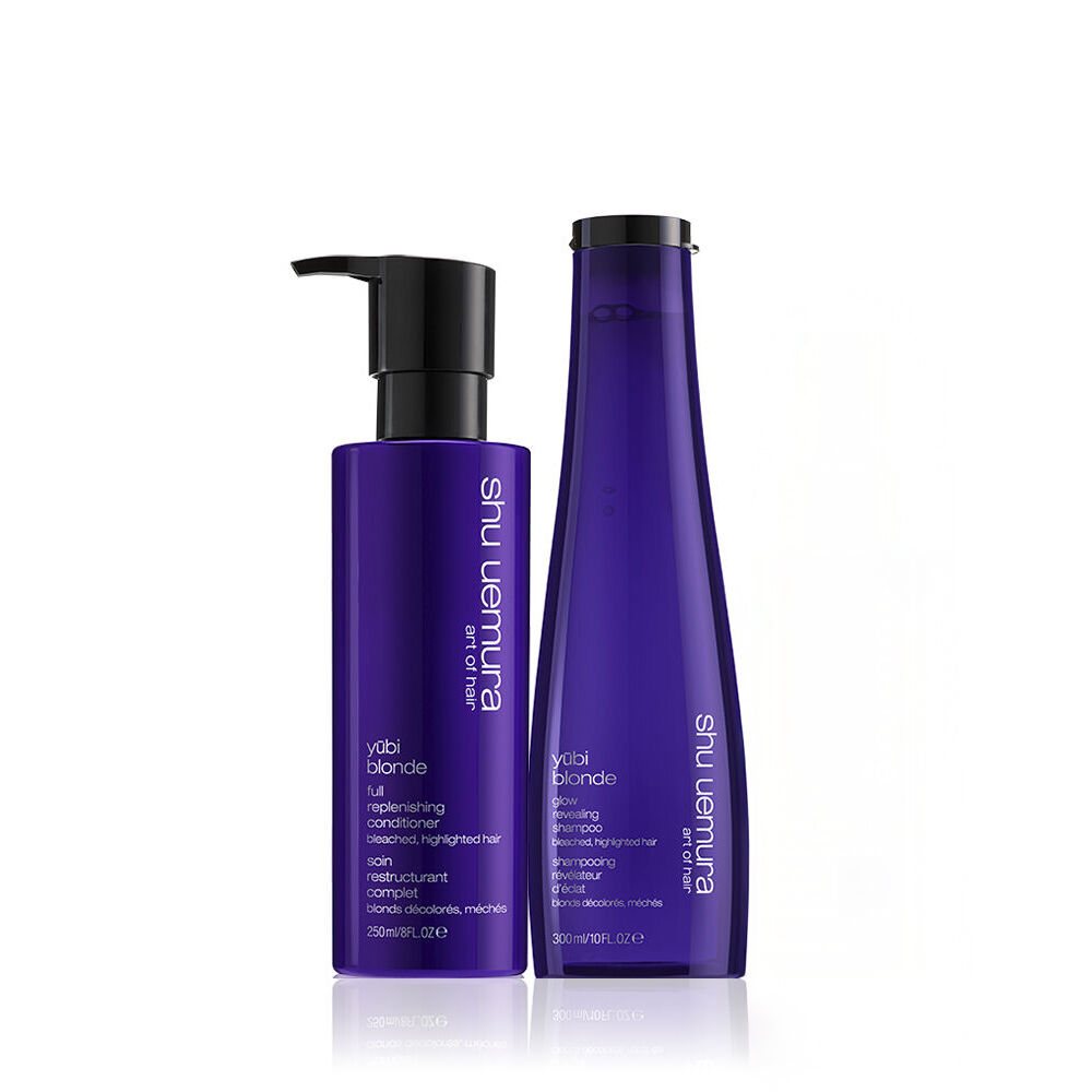 yūbi blonde warm & golden haircare set