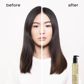 shu uemura art of hair essence absolue nourishing universal hair & skin balm before after