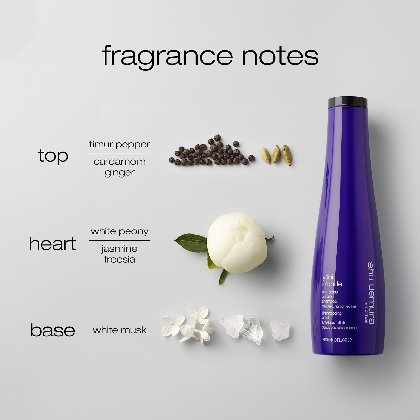 yūbi blonde anti-brass purple shampoo
