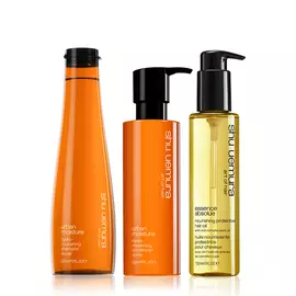 urban moisture hydrating haircare set for fine to medium dry hair