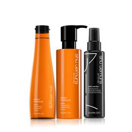 shu uemura art of hair urban moisture hair styling set