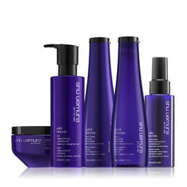 shu uemura yūbi blonde platinum & icy haircare set