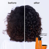 shu uemura art of hair urban moisture hydro-nourishing shampoo before after