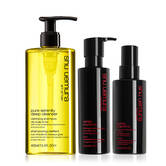 shu uemura art of hair clarifying bundle for oily hair