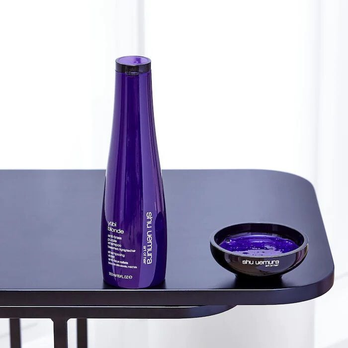 yūbi blonde anti-brass purple shampoo