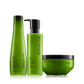 shu uemura art of hair silk bloom damaged hair care set