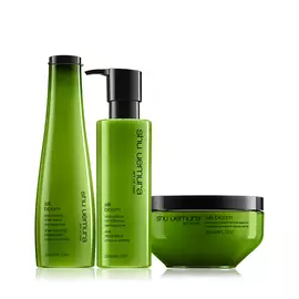 shu uemura art of hair silk bloom damaged hair care set