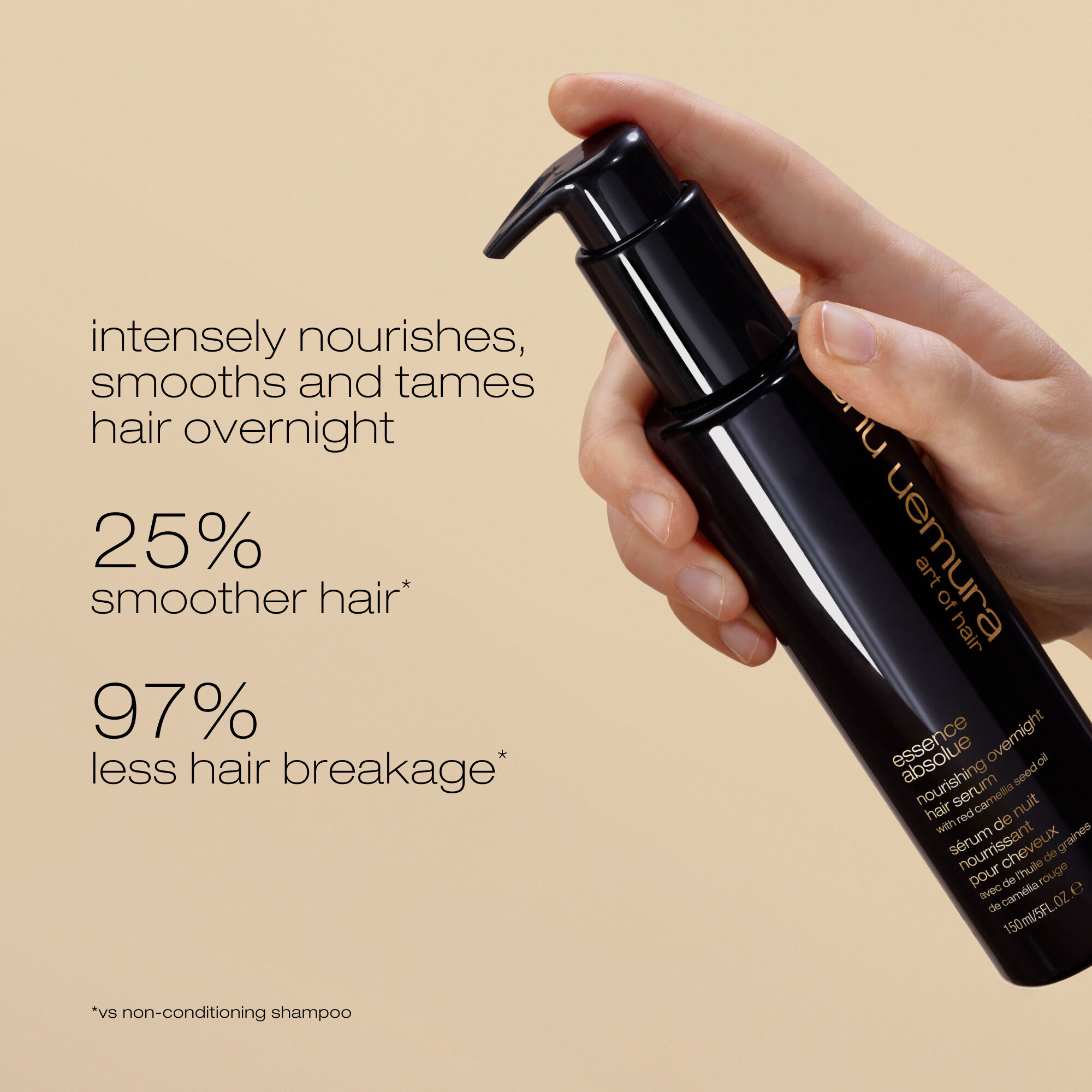 essence absolue day + night hair care set