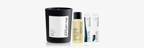 enjoy a complimentary candle and sample trio of our bestsellers with $85+