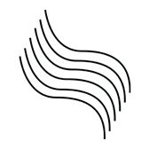 Icon of wavy lines representing hair.