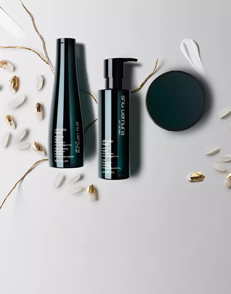 shu uemura art of hair ultimate reset collection for very damaged hair