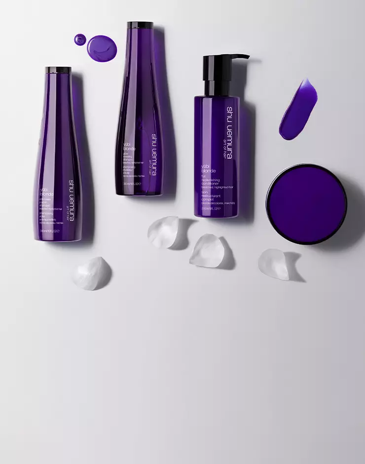 shu uemura art of hair yubi blonde collection for blonde hair
