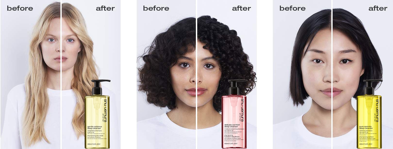 shu uemura clarifying shampoos for hair and scalp