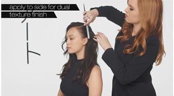Shu Uemura Hair Tutorial: Create Textured Waves With a Sleek Side Part Shu Uemura Hair Tutorial: Create Textured Waves With a Sleek Side Part