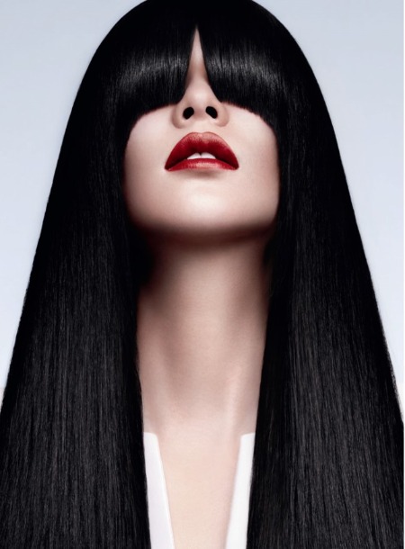 shu uemura ashita supreme long hair model with healthy hair