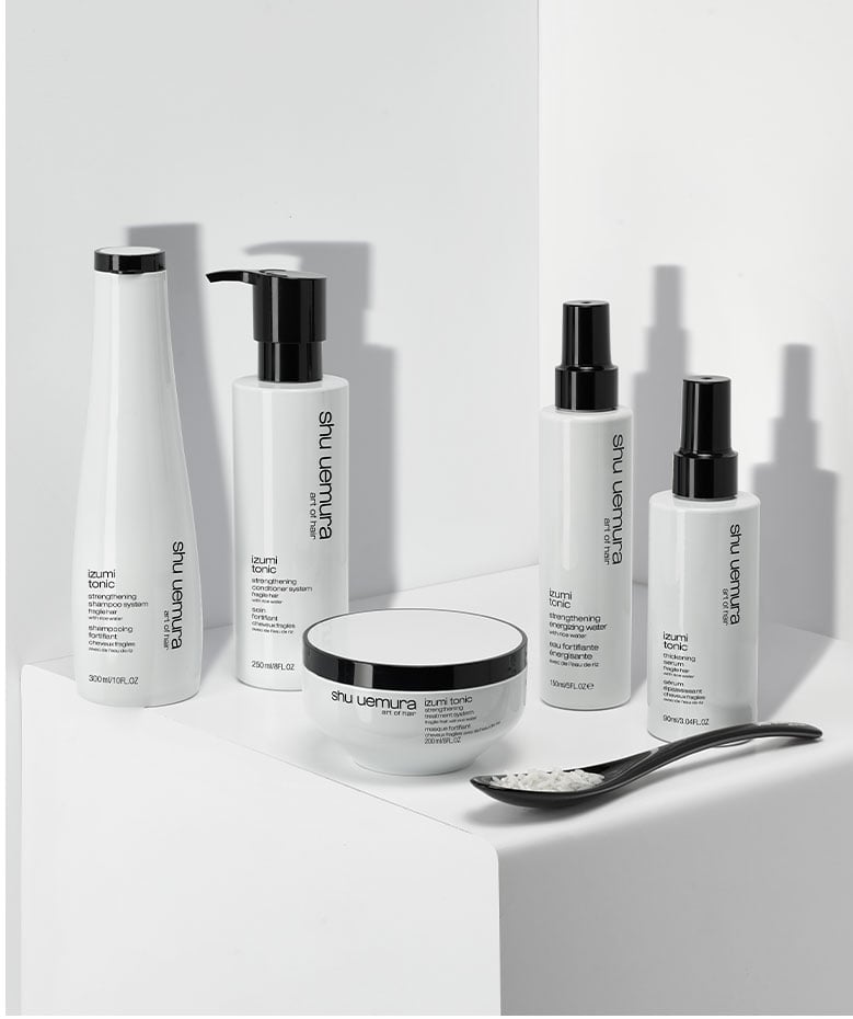 get healthier hair with izumi tonic rice water hair treatment