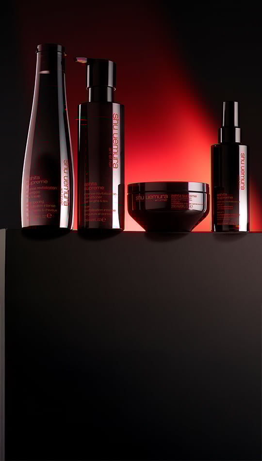 shu uemura art of hair product highlight