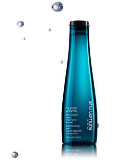 The all-new Muroto Volume Pure Lightness Shampoo for fine hair The all-new Muroto Volume Pure Lightness Shampoo for fine hair