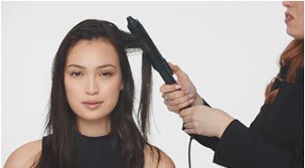 Shu Uemura Hair Tutorial: Create Textured Waves With a Sleek Side Part Shu Uemura Hair Tutorial: Create Textured Waves With a Sleek Side Part