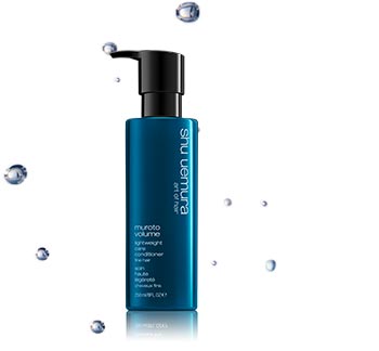 The all-new Muroto Volume Pure Lightness Conditioner for fine hair The all-new Muroto Volume Pure Lightness Conditioner for fine hair