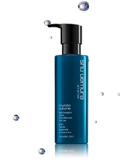 The all-new Muroto Volume Pure Lightness Conditioner for fine hair The all-new Muroto Volume Pure Lightness Conditioner for fine hair